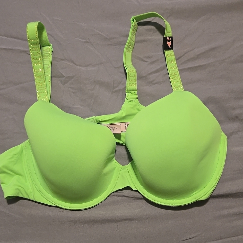 Victoria's Secret 38B Lightly Lined Green Bra